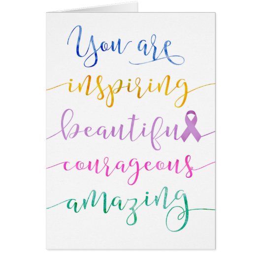Fighting Cancer – Remember Who You Are Cards (Front)