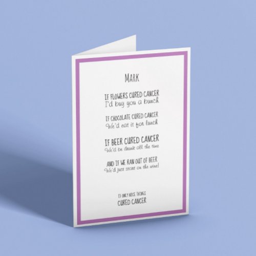 Fighting Cancer Support Card