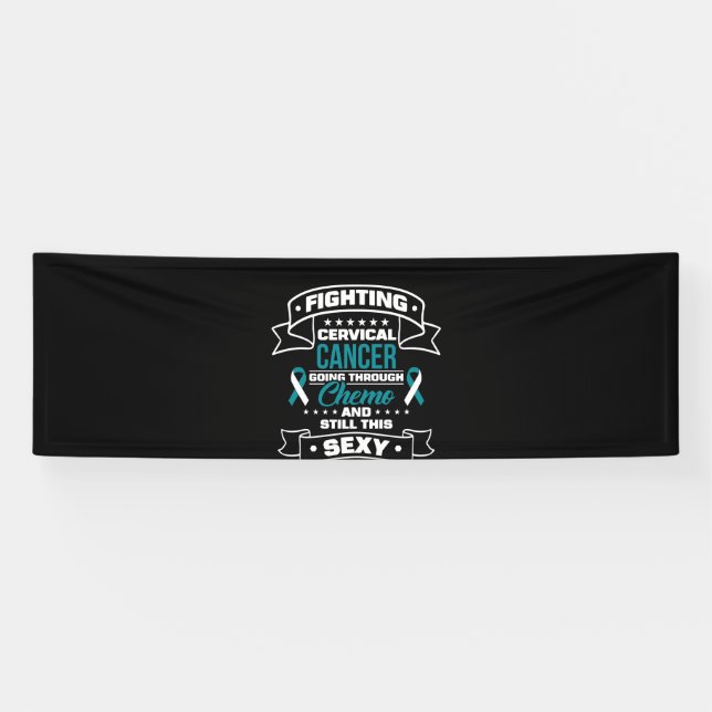 Fighting Cervical Cancer Banner (Horizontal)