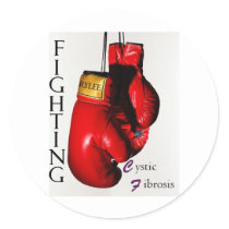 Fighting CF Ry Classic Round Sticker