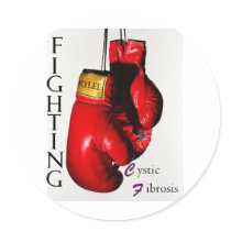 Fighting CF Ry Classic Round Sticker