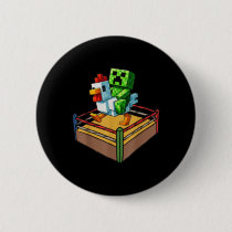Fighting Chicken Video Games Shirt Boy Kids Funny  Button