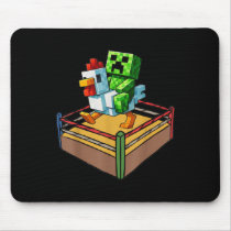 Fighting Chicken Video Games Shirt Boy Kids Funny  Mouse Pad