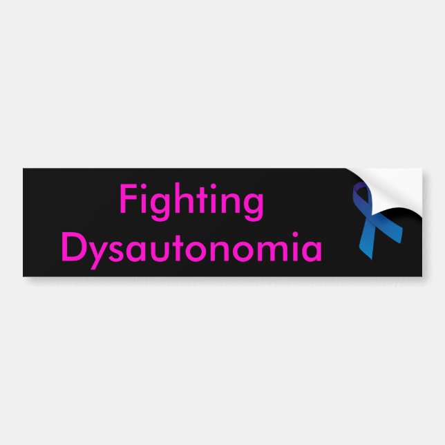 Fighting Dysautonomia Bumper Sticker (Front)