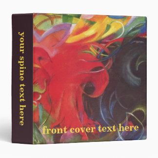 Fighting Forms by Franz Marc, Vintage Fine Art Binder