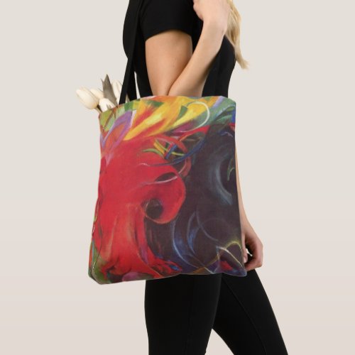 Fighting Forms by Franz Marc Vintage Fine Art Tote Bag