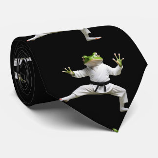 Fighting Frog Neck Tie