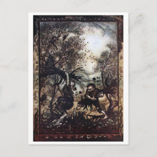 Fighting Giants Postcard