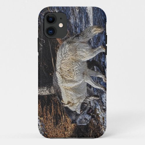 Fighting Grey Wolves iPhone 11 Case