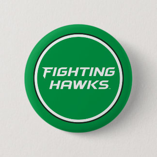 Fighting Hawks Button