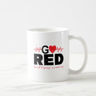 Fighting Heart Disease Awareness We Wear Red Coffee Mug