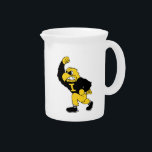 Fighting Herky Beverage Pitcher<br><div class="desc">Check out these official UI products. All of these products are customizable so you can add your class year,  name,  or sport. Personalize your Iowa University merchandise on Zazzle.com!  You can find something here to show off your Hawkeye pride every day!</div>