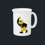 Fighting Herky Beverage Pitcher<br><div class="desc">Check out these official UI products. All of these products are customizable so you can add your class year,  name,  or sport. Personalize your Iowa University merchandise on Zazzle.com!  You can find something here to show off your Hawkeye pride every day!</div>