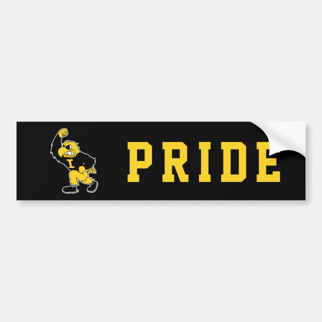 Fighting Herky Bumper Sticker (Front)