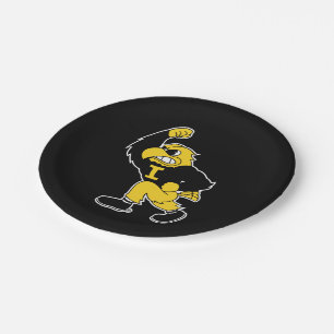 Fighting Herky Paper Plates