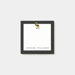 Fighting Herky Post-it Notes