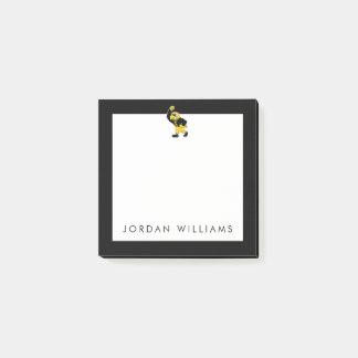 Fighting Herky Post-it Notes