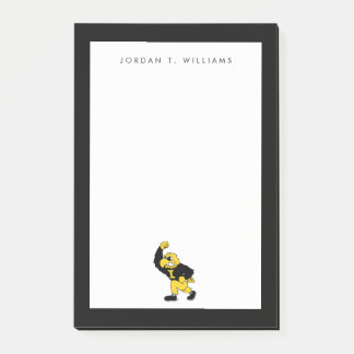 Fighting Herky Post-it Notes