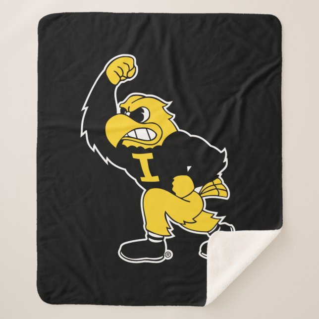 Fighting Herky Sherpa Blanket (Front)