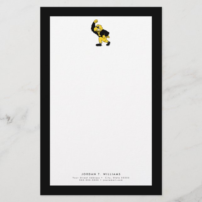 Fighting Herky Stationery (Front)