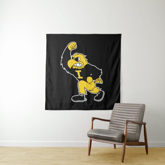 Fighting Herky Tapestry (In Situ)