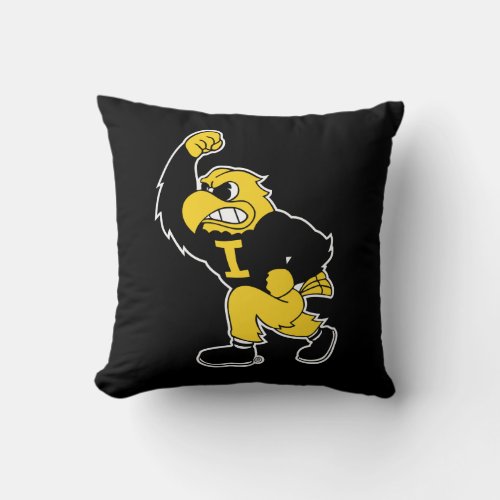 Fighting Herky Throw Pillow