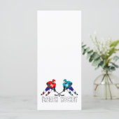 Fighting hockey players (Standing Front)