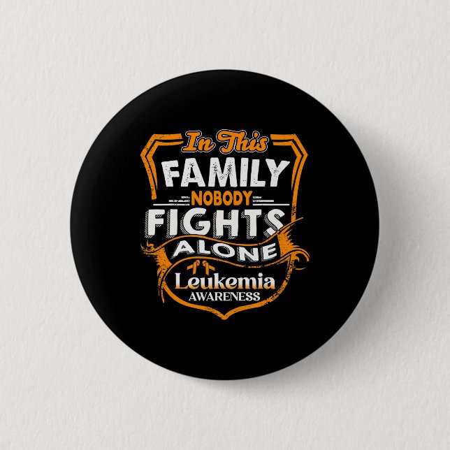 Fighting  - Leukemia Awareness  Button (Front)