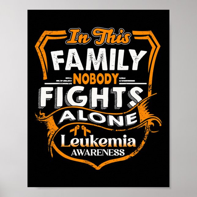 Fighting  - Leukemia Awareness  Poster (Front)