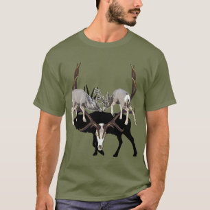 Fighting Mule Deer customize T-Shirt