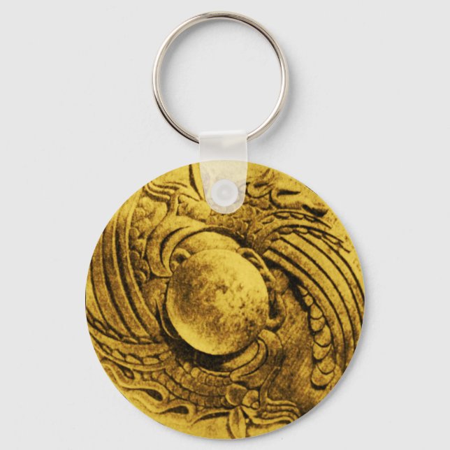 FIGHTING OF GRYPHONS KEYCHAIN (Front)