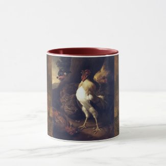 Fighting Roosters Coffee Mug
