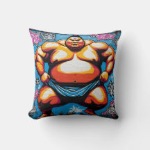 Fighting Sumo Wrestlers: Japanese-Inspired Art