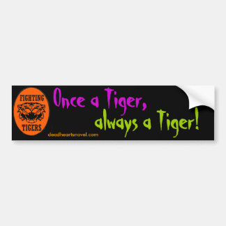 Fighting Tigers bumper sticker - Dead Hearts Novel