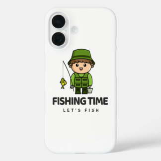 Fighting Time – Let’s Fish iPhone Case