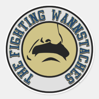 Fighting Wannstaches Small Stickers