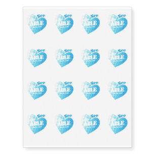 Fightng Support Ovarian Cancer Awareness Temporary Tattoos