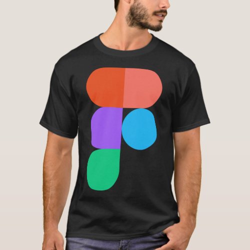 Figma Software Logo Icon Gift for Figma Fan Classi T_Shirt