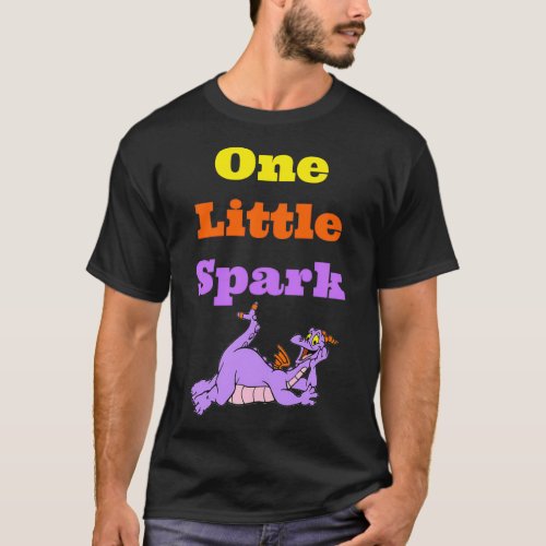 Figment One Little Spark Laying Down 2 T_Shirt