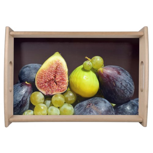 FIGS AND GRAPES SERVING TRAY