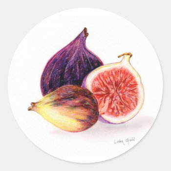 Figs Sticker by Linda_Ginn_Art at Zazzle