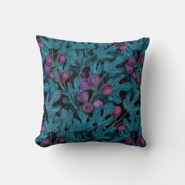 Figs Throw Pillow (Front)