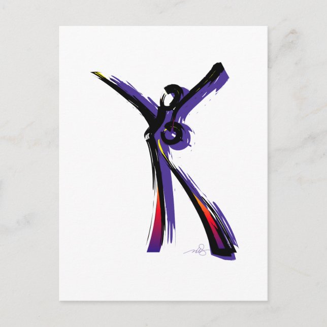 Figurative Woman Postcard (Front)