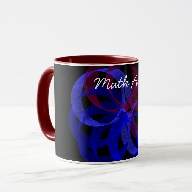 Figure 8 Geometric Math Art Coffee Mug (Front Left)