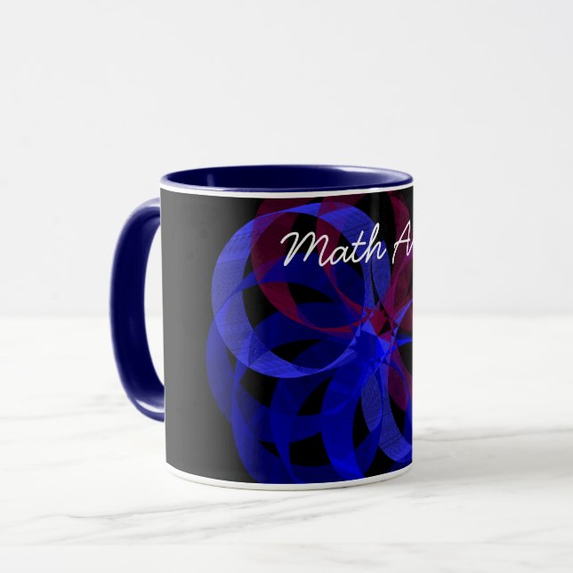 Figure 8 Geometric Math Art Coffee Mug (Front Left)