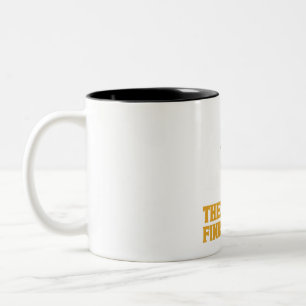 Figure Eight Musky Finish Strong Fishing Gift Two-Tone Coffee Mug