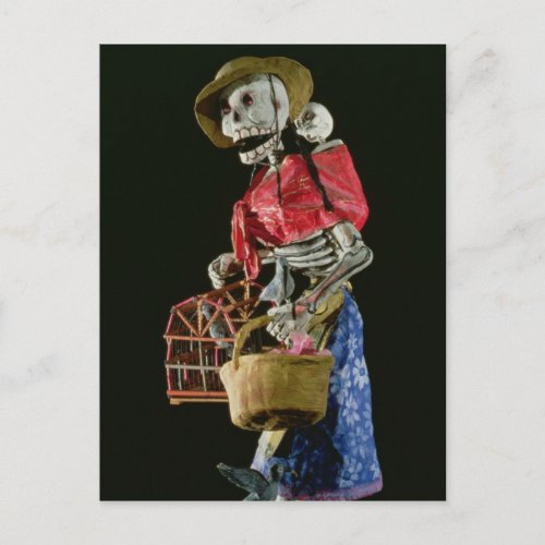 Figure for The Day of the Dead Postcard