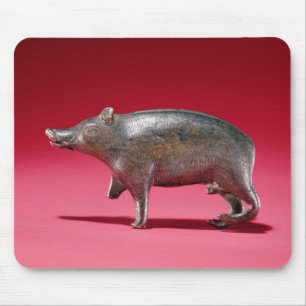 Figure of a Boar Mouse Pad