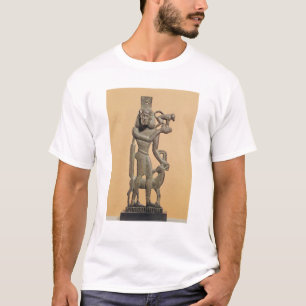 Figure of a man holding a monkey T-Shirt