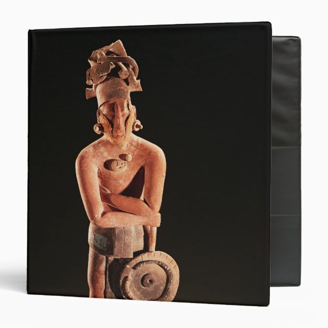 Figure of a warrior with a shield binder (Front/Inside)